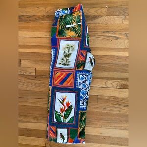 Ecru resort 2023 wide leg silk pants